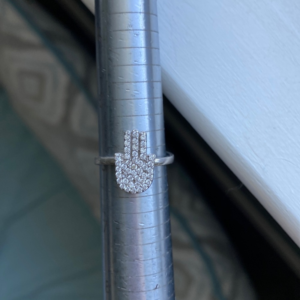 Sterling Silver Namaste ring